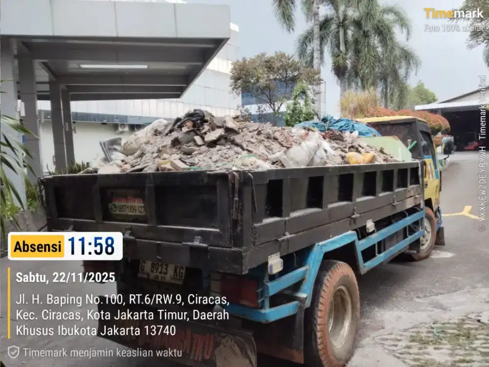 Jasa angkut puing dan sampah