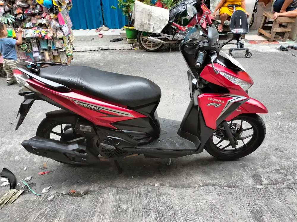 Honda Vario Techno 125 tahun 2015 mesin halus.