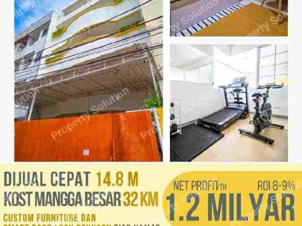 Rumah Kost Fasilitas Hotel Income Fantastic