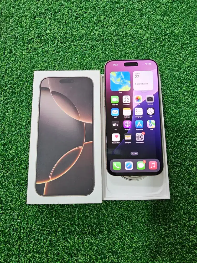 IPhone 16 Pro Max 256gb IBox Lengkap Mulus Normal Bh100%