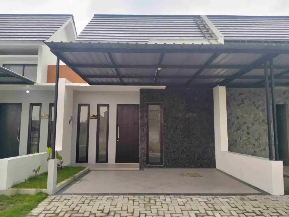 Dijual rumah baru minimalis di barat Gedangan dekat ke Aloha Bundaran Waru dan Juanda