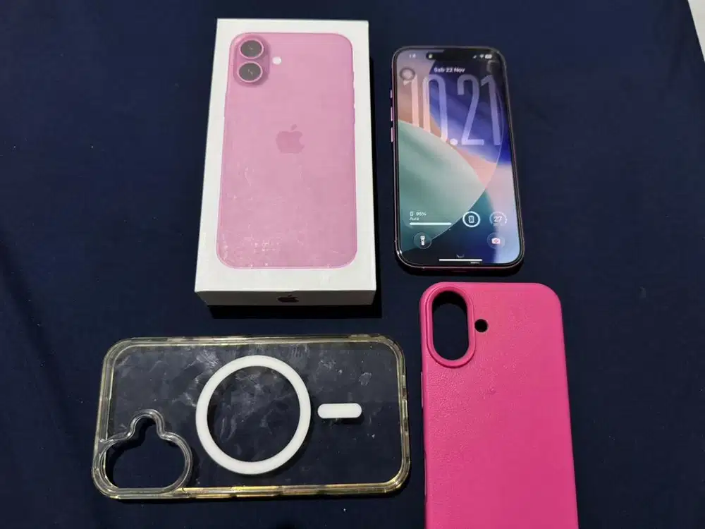 Iphone 16 128gb pink all operator 5G fullset resmi IBOX PA/A GARANSI