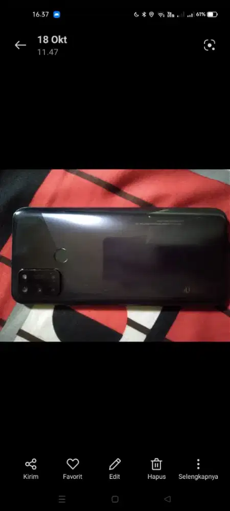 realme 7i ram 8/128 hp casan min tc retak sentuhan normal