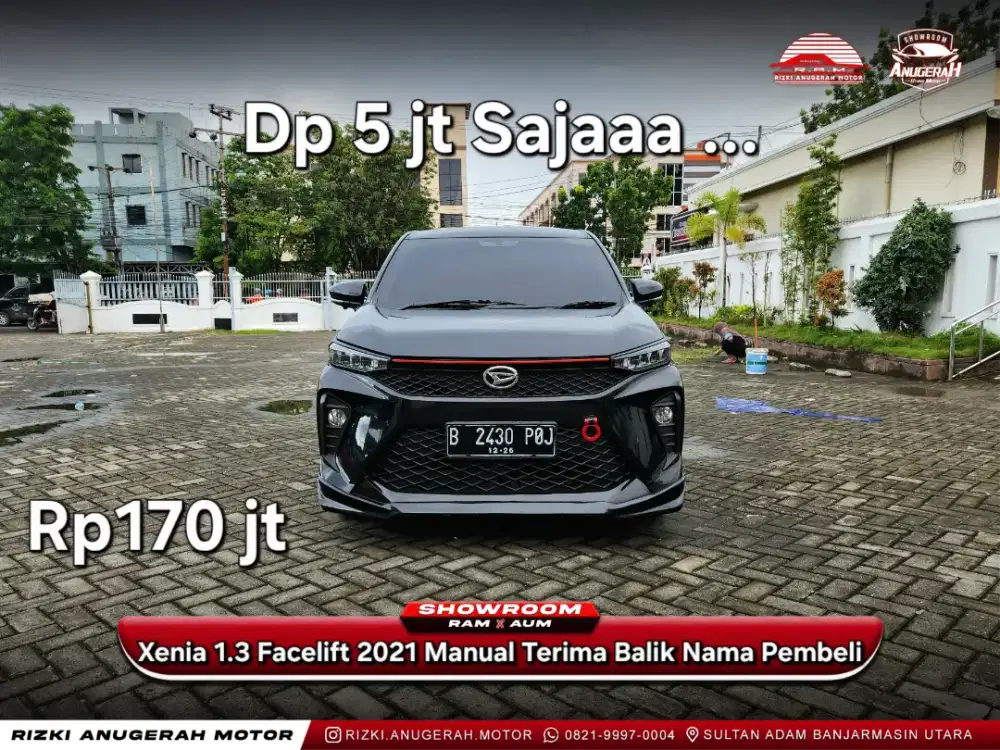 Dp 5jt Daihatsu Xenia 1.3 MT 2021 Terima Nama Pembeli