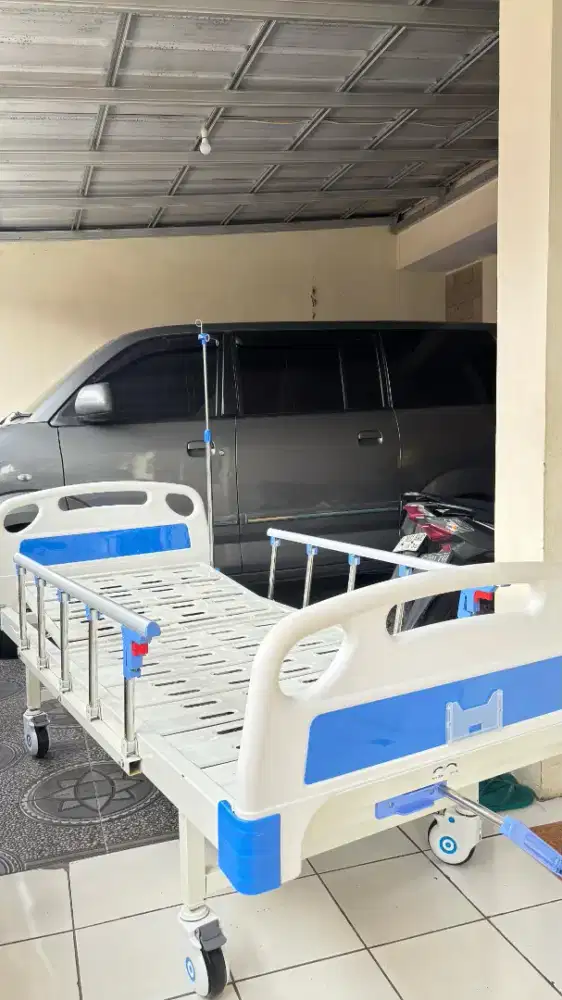 BED / KASUR PASIEN RUMAH SAKIT BESI RANJANG 1 CRANK