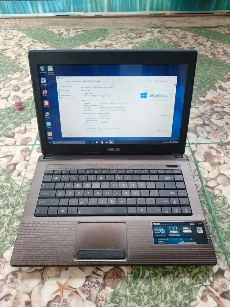 laptop Asus windows 10 layar 14 inch siap pake no minus (Nego)