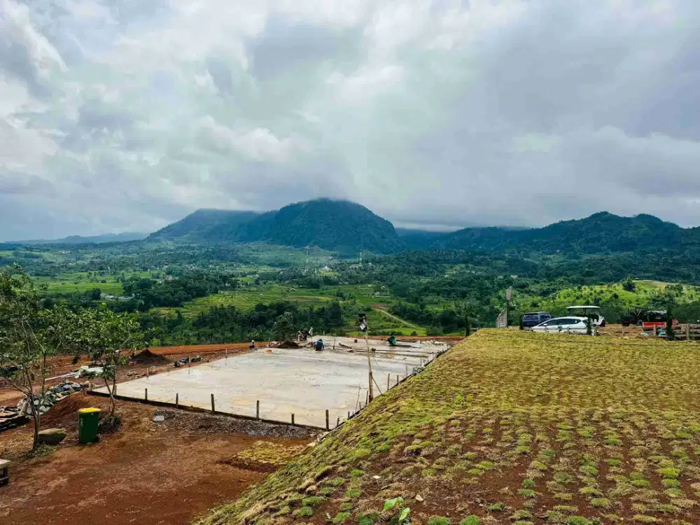DIJUAL TANAH KAVLING SERTIFIKAT HAK MILIK JONA KUNING VIEW PEGUNUNGAN BERNUANSA EROPA DI BOGOR TIMUR