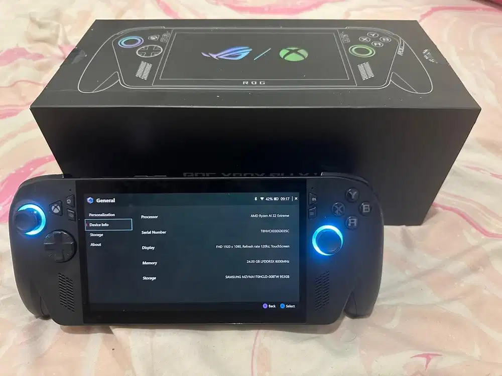 Jual Asus ROG Ally X BARU 1 bulan beli