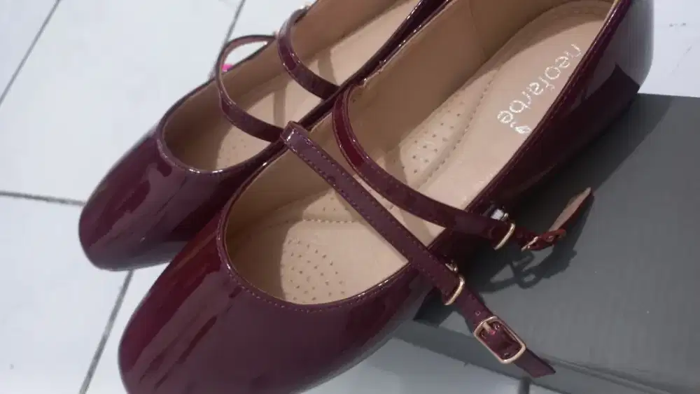 Flatshoes maroon