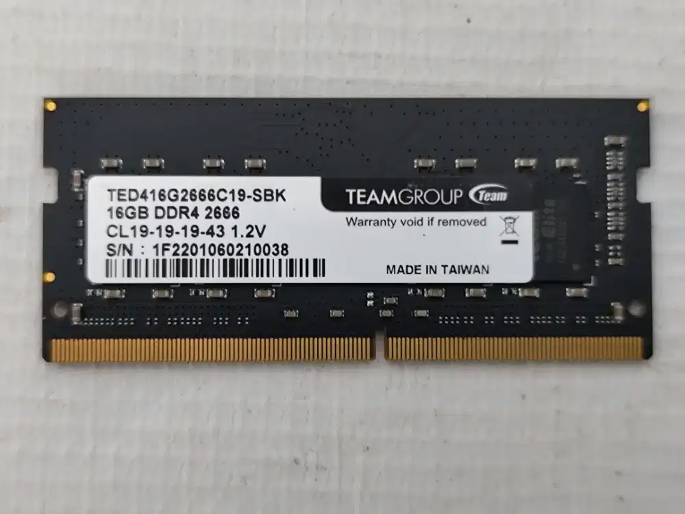 Sodim DDR4 TEAMGROUP