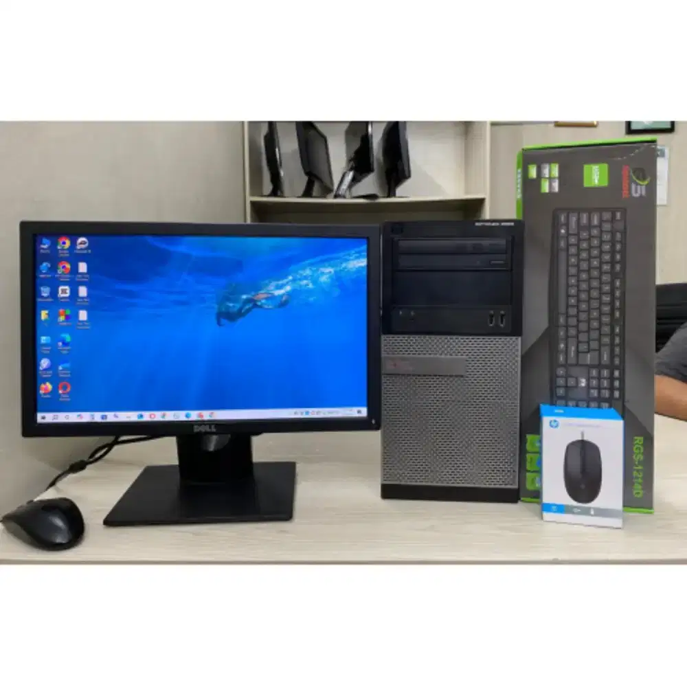 PC Fulset Core i3 Gen 3 Ram 8 Gb Hardisk 500 Gb Monitor 16 inch