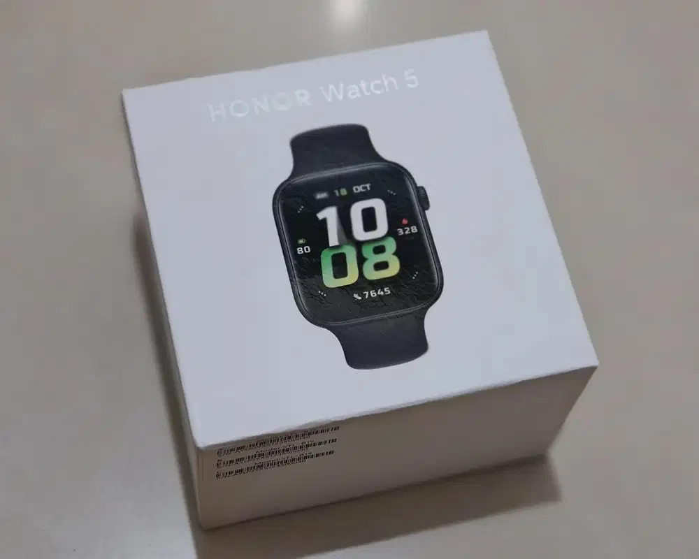Honor Watch 5 Black fullset gress ori BNIB resmi Indo Fit Pro classic