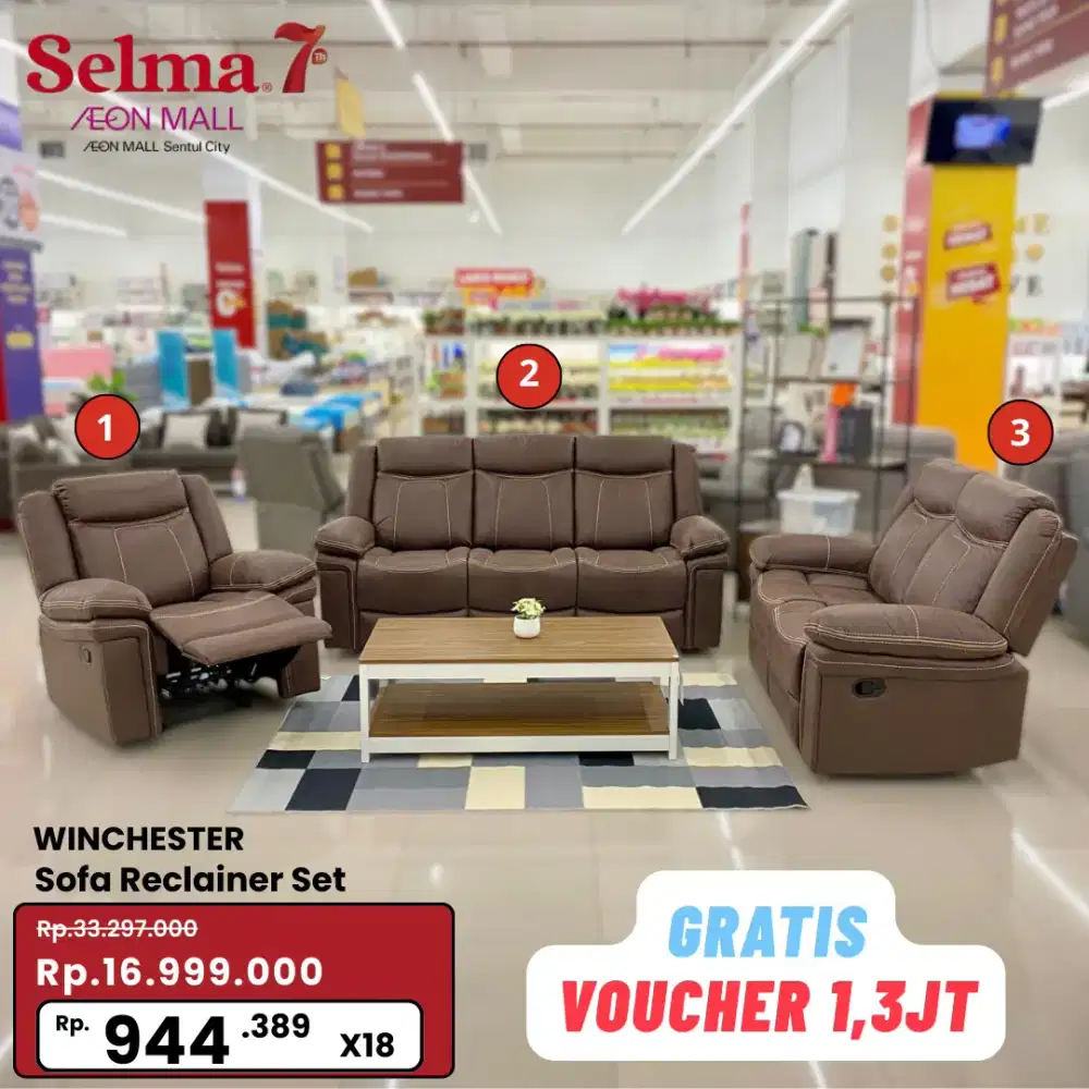 sofa set Recliner selma