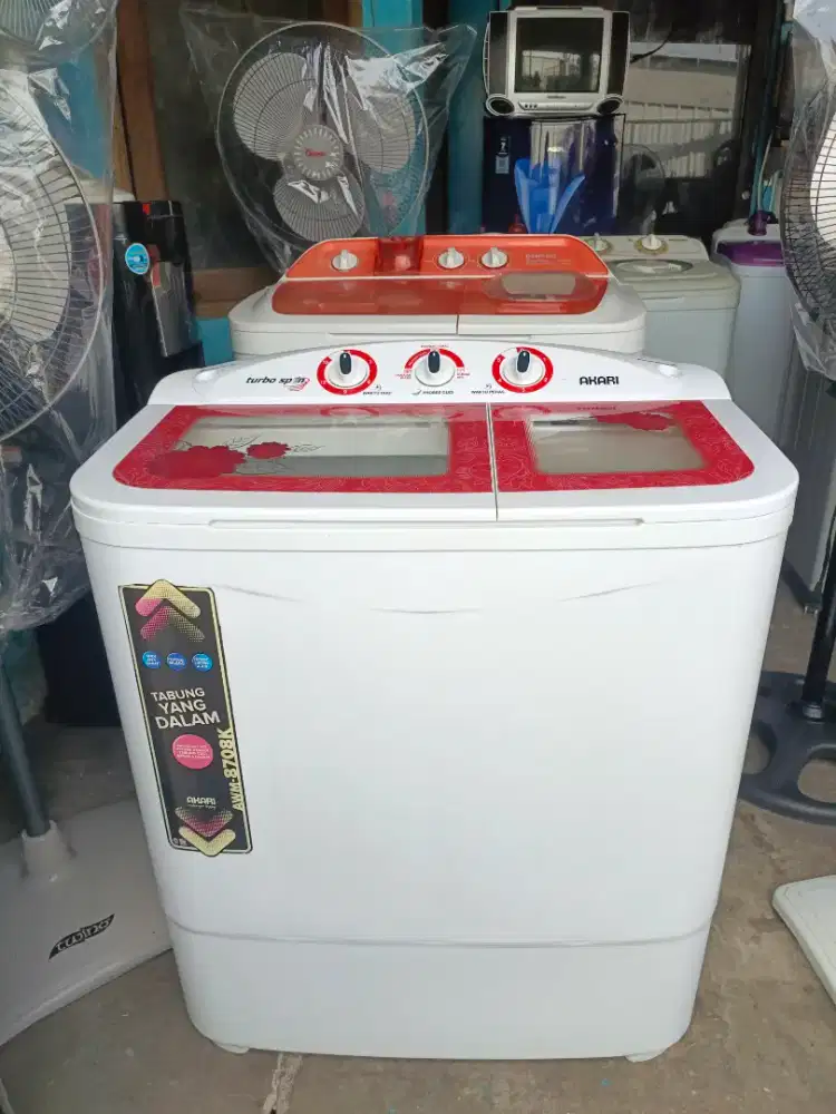 Di jual mesin cuci dua tabung barang normal
