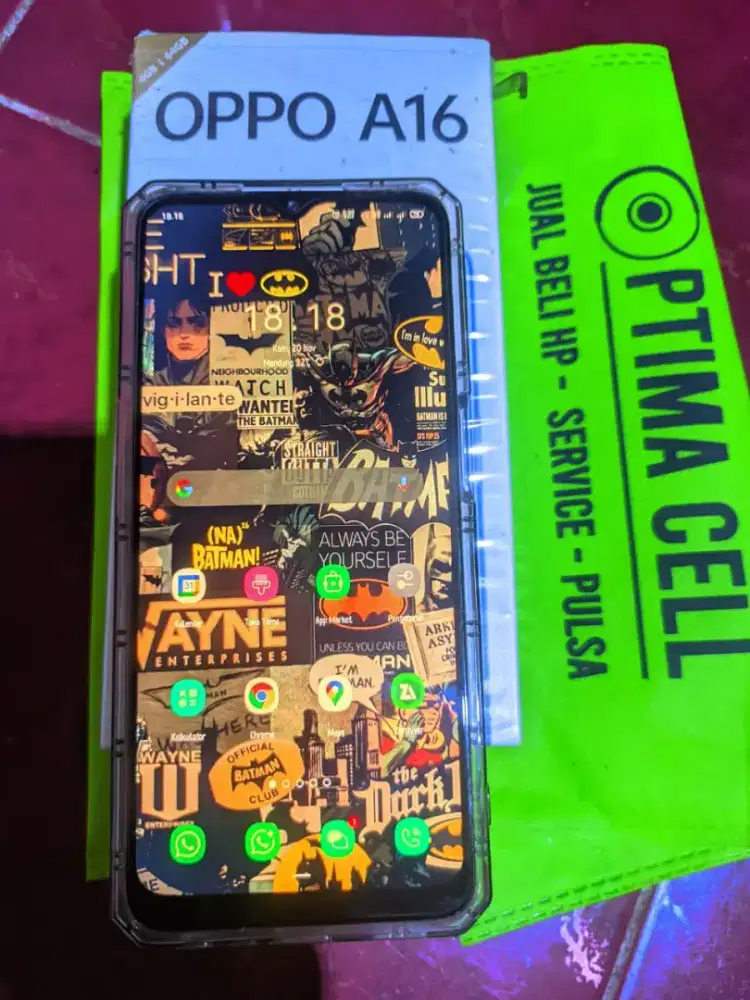 Oppo a16 original 4/64 cek sepuasnya