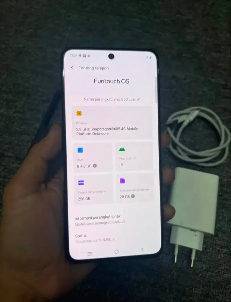 Vivo v50 lite 4G 8/256GB black