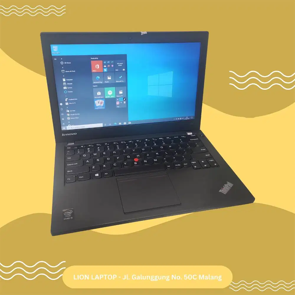 RAM 8GB SSD 256GB Core i5 Murah Lenovo Thinkpad X240 [23|11]