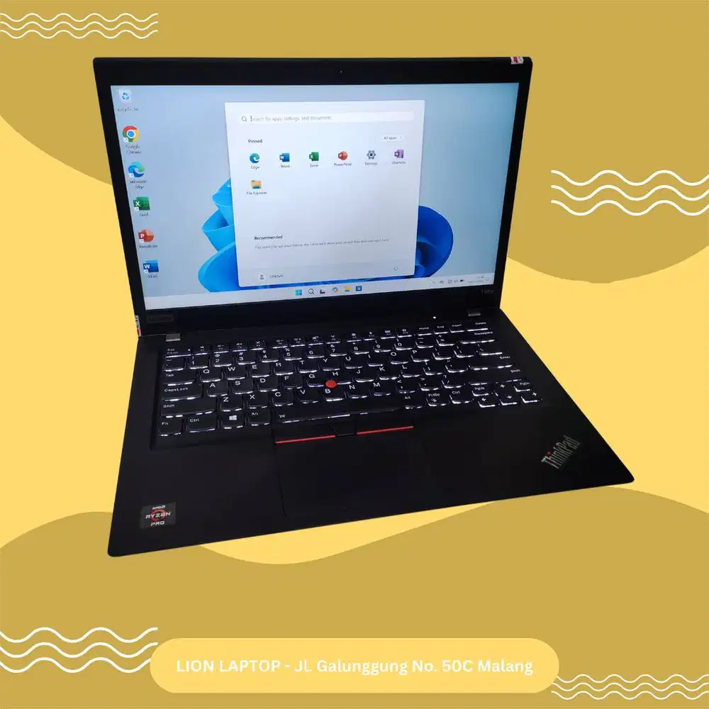 AMD Ryzen 7 PRO 4Ghz 16/256 VGA 2GB Lenovo Thinkpad T495s [23|11]