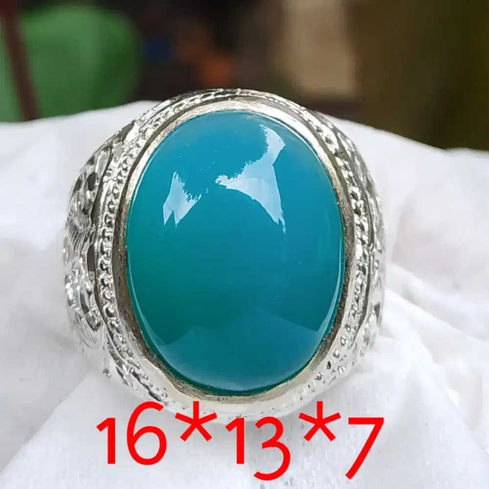 Natural bacan Doko kristal dim 16*13*7 ring alfaka net harga