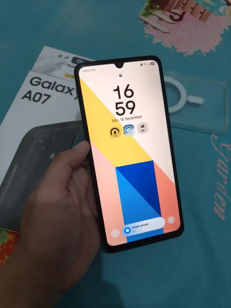 Samsung A07 4/64 Fullset Like New Pemakaian Singkat TT atas gas