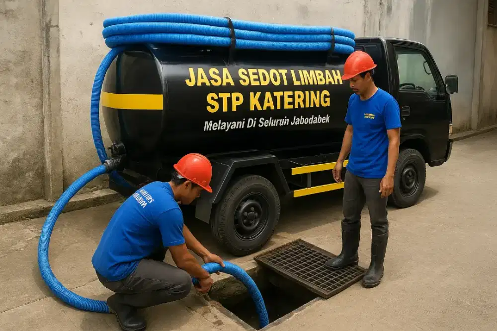 SEDOT WC MAMPET KURAS LUMPUR LIMBAH STP LEMAK RESTORAN. PIK JAK-UT