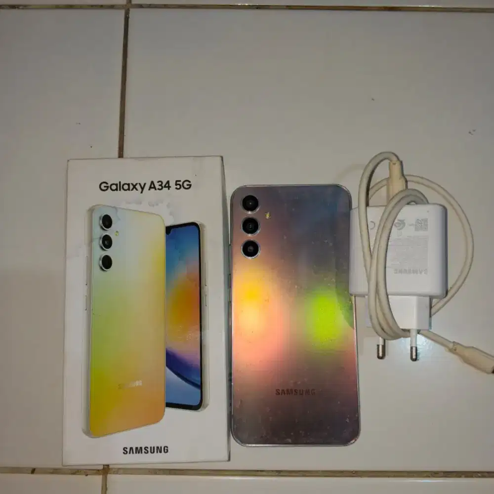 Samsung A34 5G- RAM 8/256 GB - Warna Abu
⁠