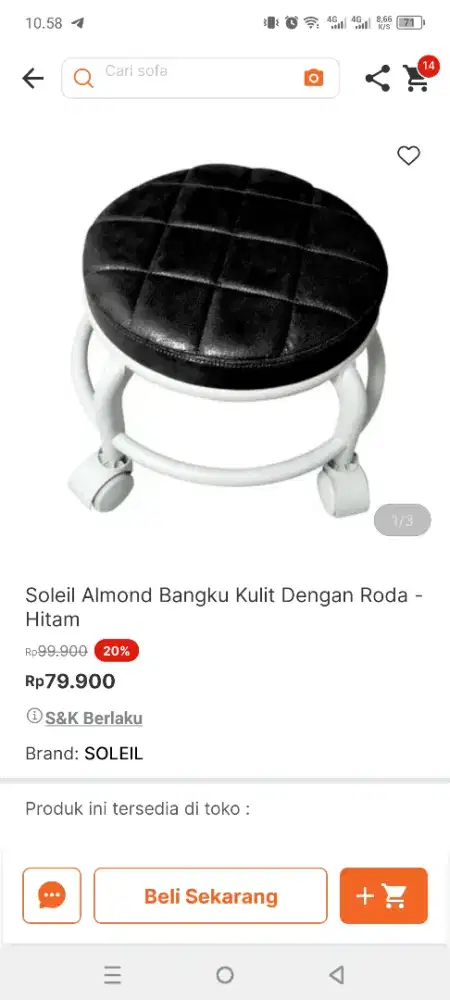 Kursi mini warna coklat dan hitam
