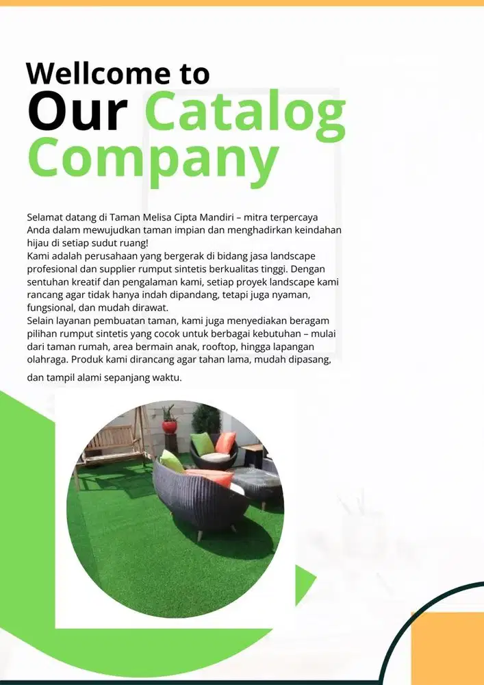 Jasa taman,rumput sintetis,kolam