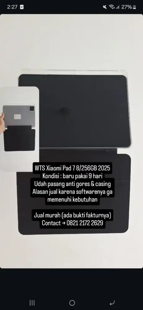 XIAOMI PAD 7 8/256GB 2025