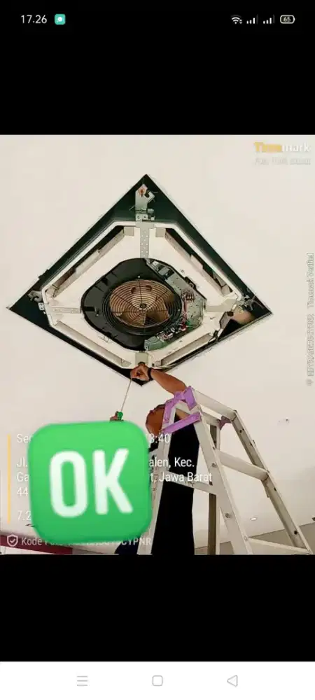 Jasa servis AC kulkas mesin cuci kompa air dll bergaransi