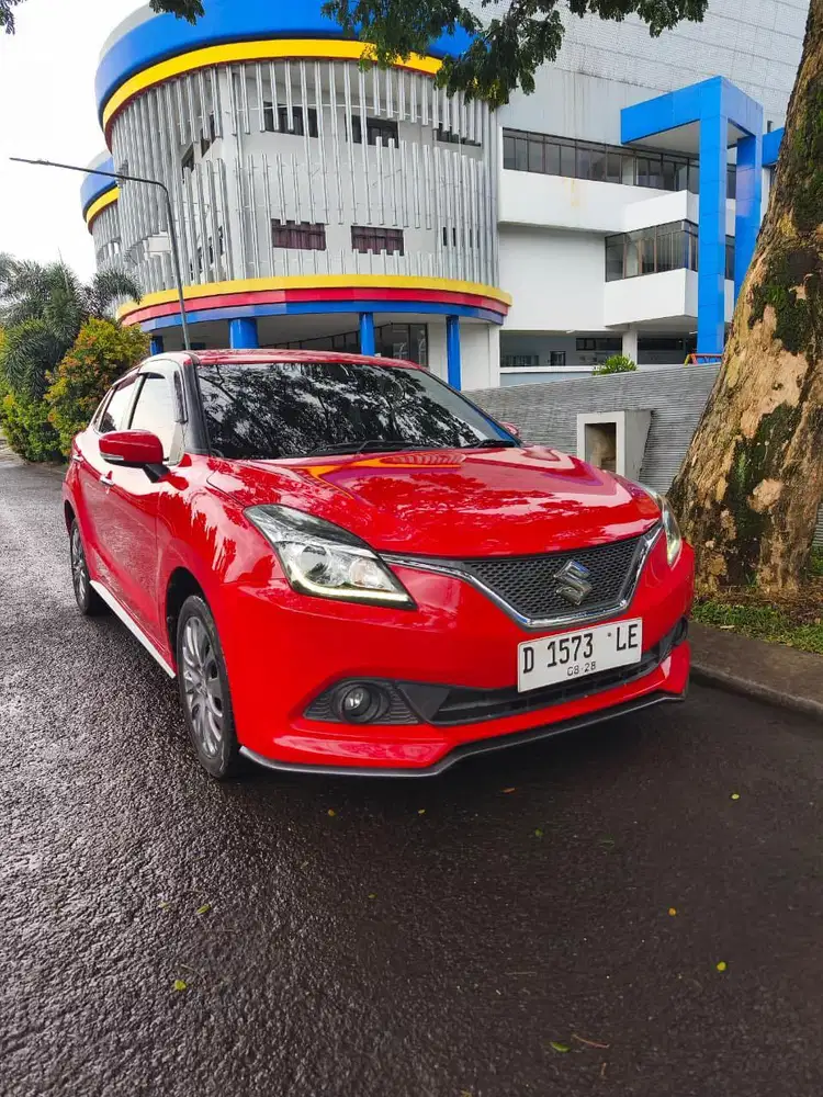 Suzuki Baleno HB 2017 At low km hatcback matic antik terawat merah