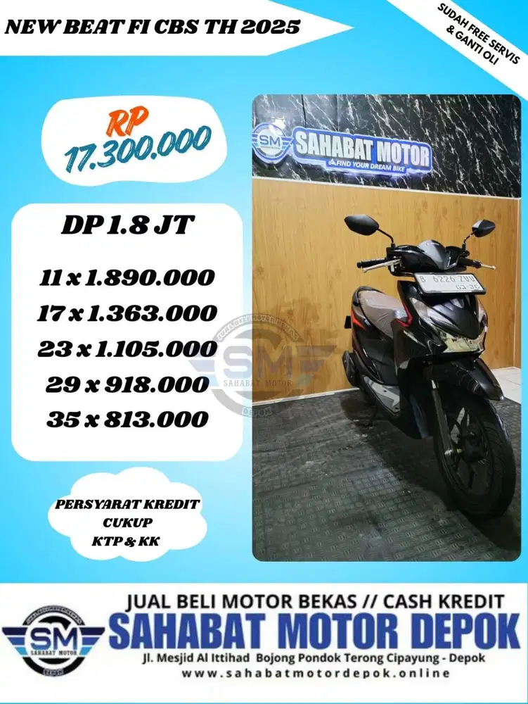 HONDA NEW BEAT CBS TH 2025