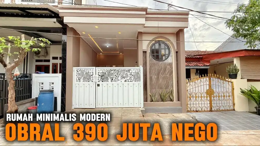 Dijual Rumah minimalis 300 Jutaan 45/60