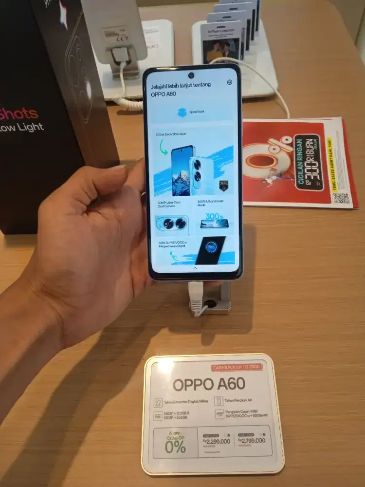 PROMO CICILAN BUNGA 0% OPPO A60