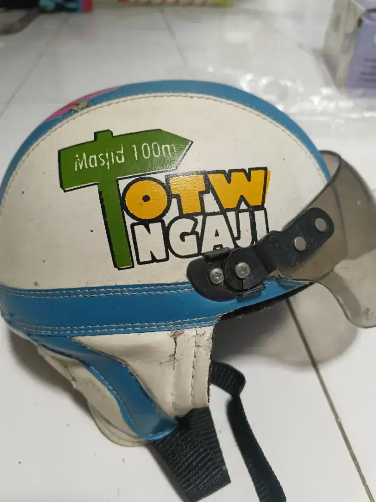 HELM ANAK HALF FACE OTW NGAJI