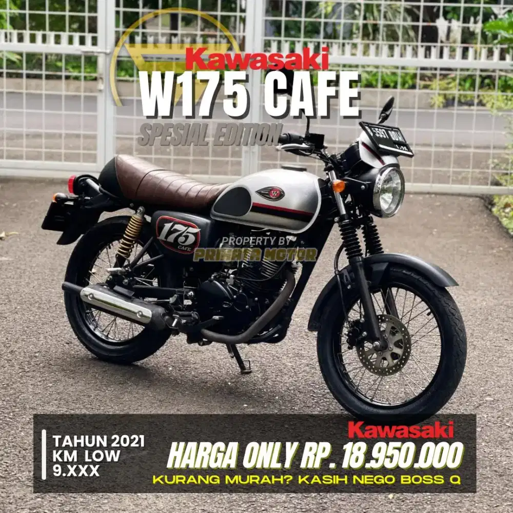 DP 0 Rupiah KAWASAKI W175 SPESIAL EDITION 2021