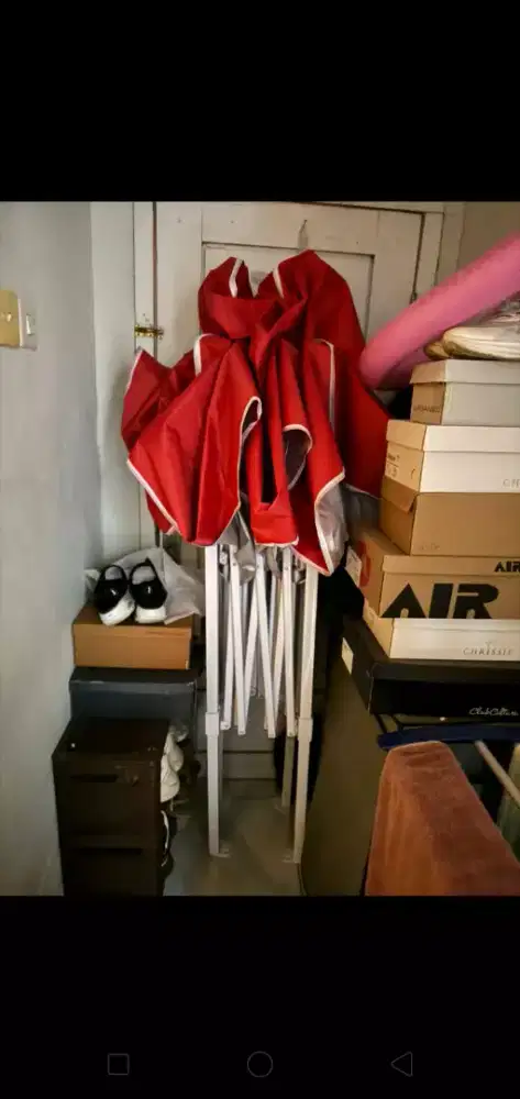 Tenda jualan ukuran 2×3 (CUMA DIPAKAI SEKALI)