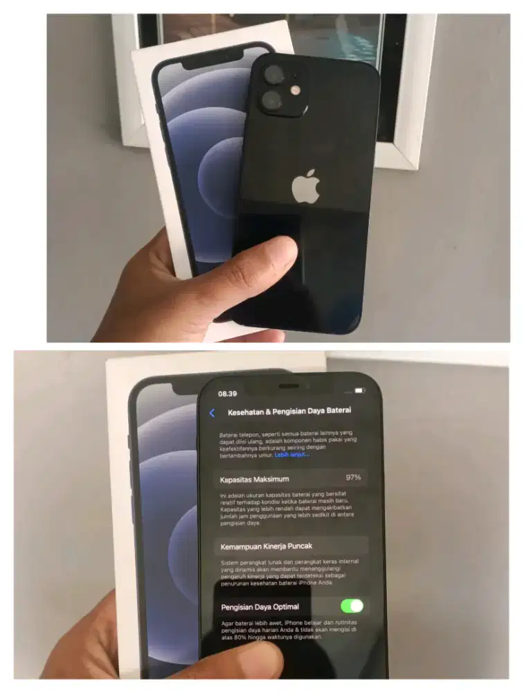 iPhone 12 128Gb iBox (PA/A), Lengkap Fullset