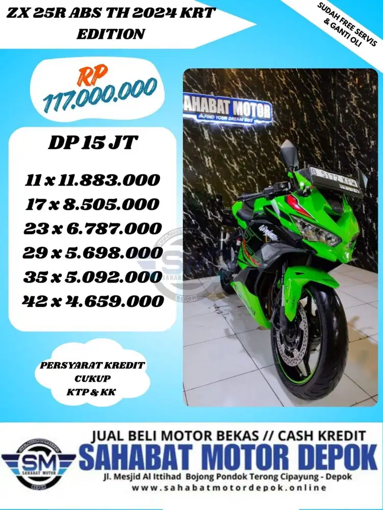 KAWASAKI NINJA ZX 25R ABS TH 2024 KRT EDITION