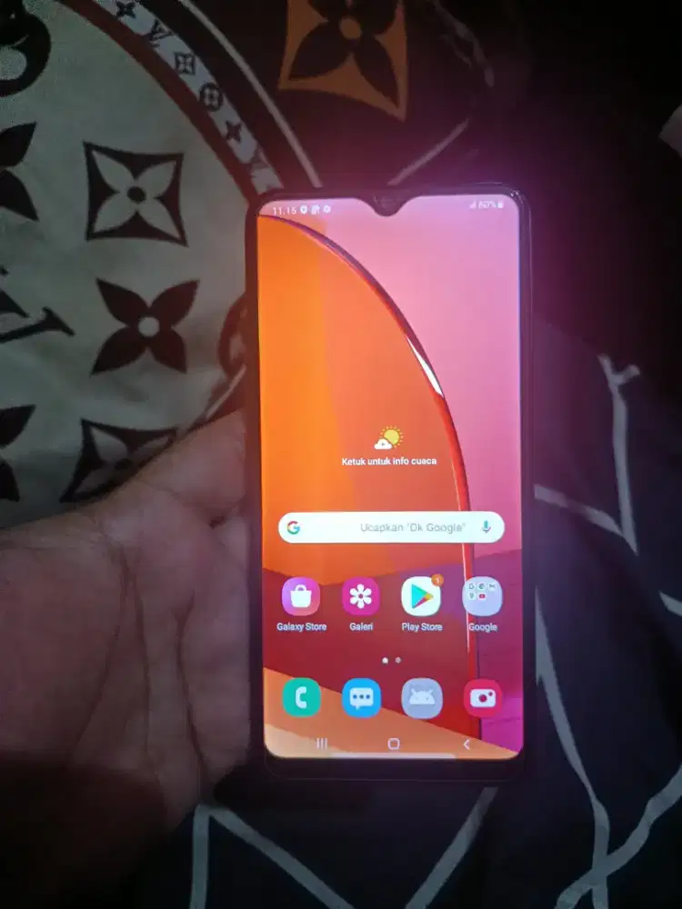 samsung A20s layar Poni