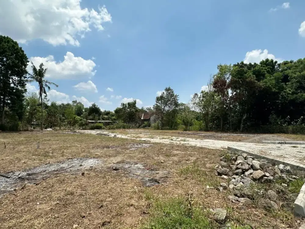 Tanah SHM Purwomartani Dekat Jl Jogja-Solo Cicilan 0%
