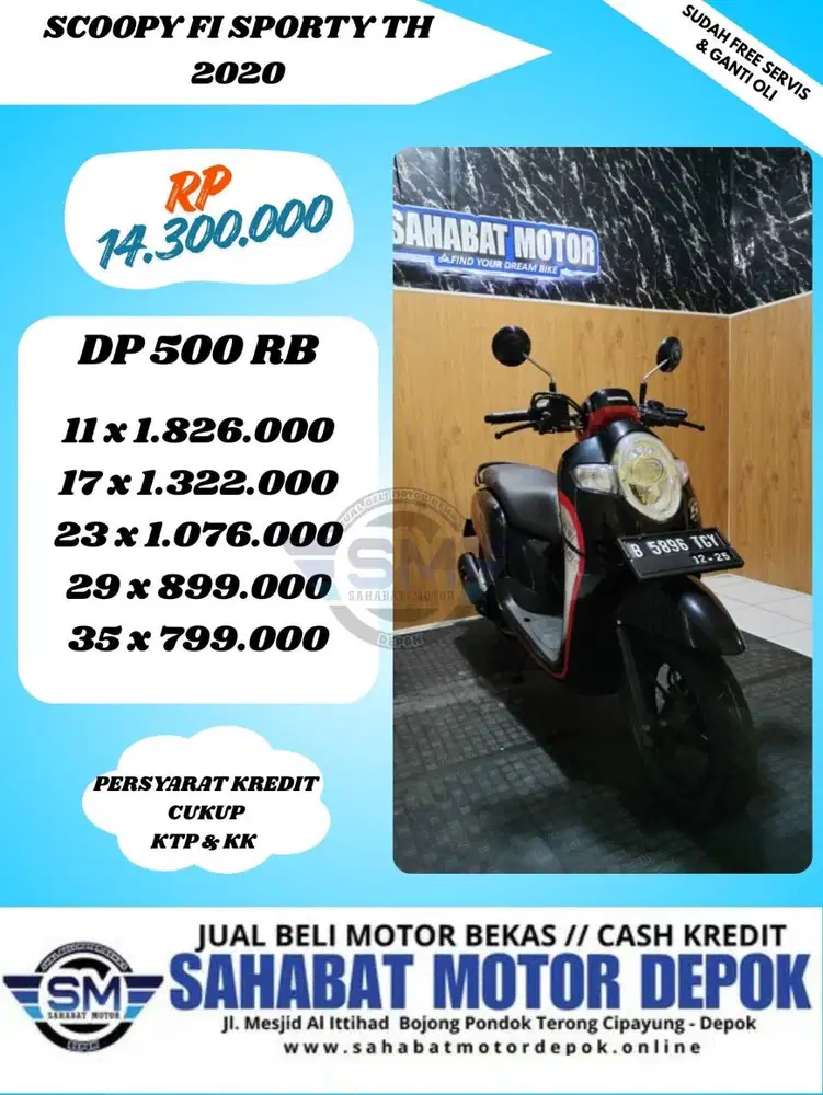 HONDA SCOOPY FI SPORTY TH 2020