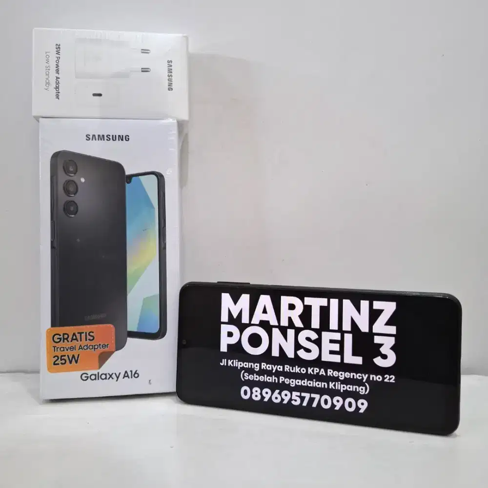 Samsung Galaxy A16 Garansi Resmi SEIN 1 Tahun