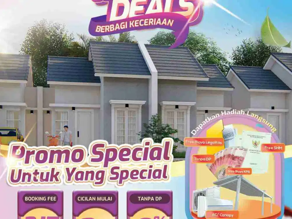Dijual Rumah Minimalis di Parung Selatan jakarta Dekat dengan Tangsel Promo DP 0%