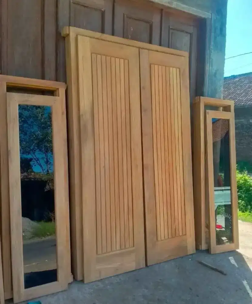 Pintu Kayu jati pintu solid
