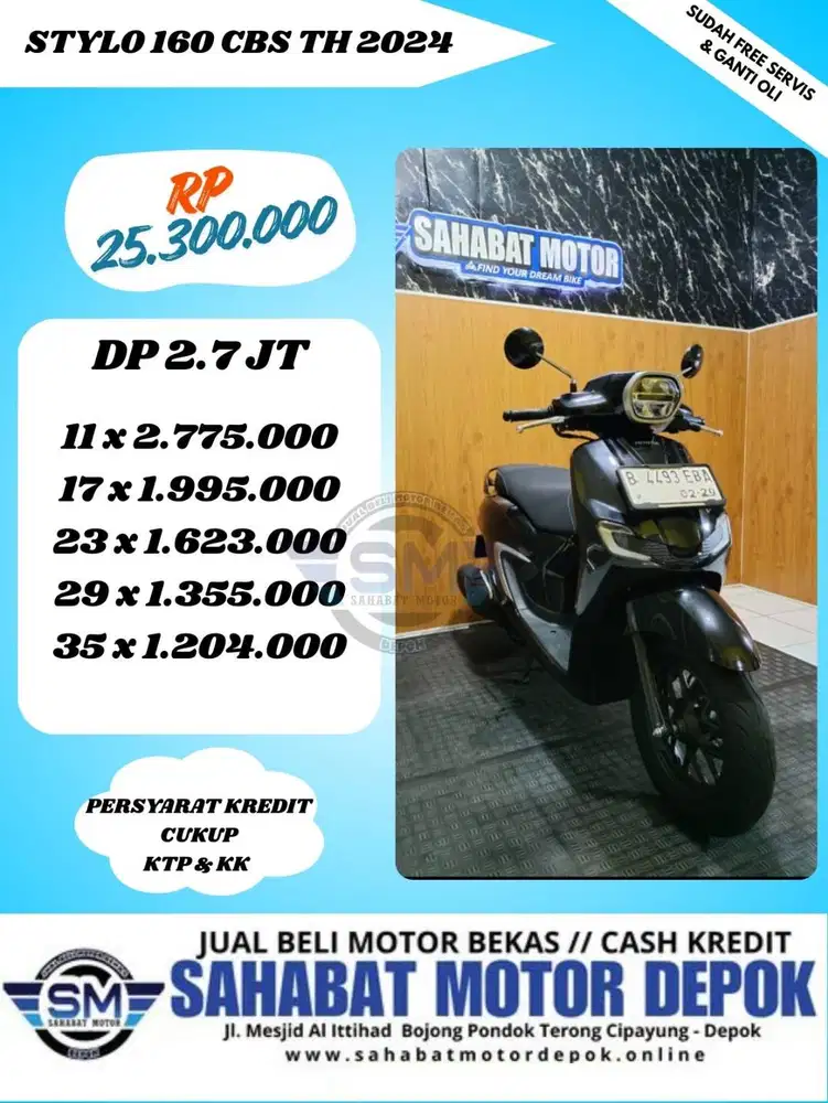 HONDA STYLO 160 CBS TH 2024