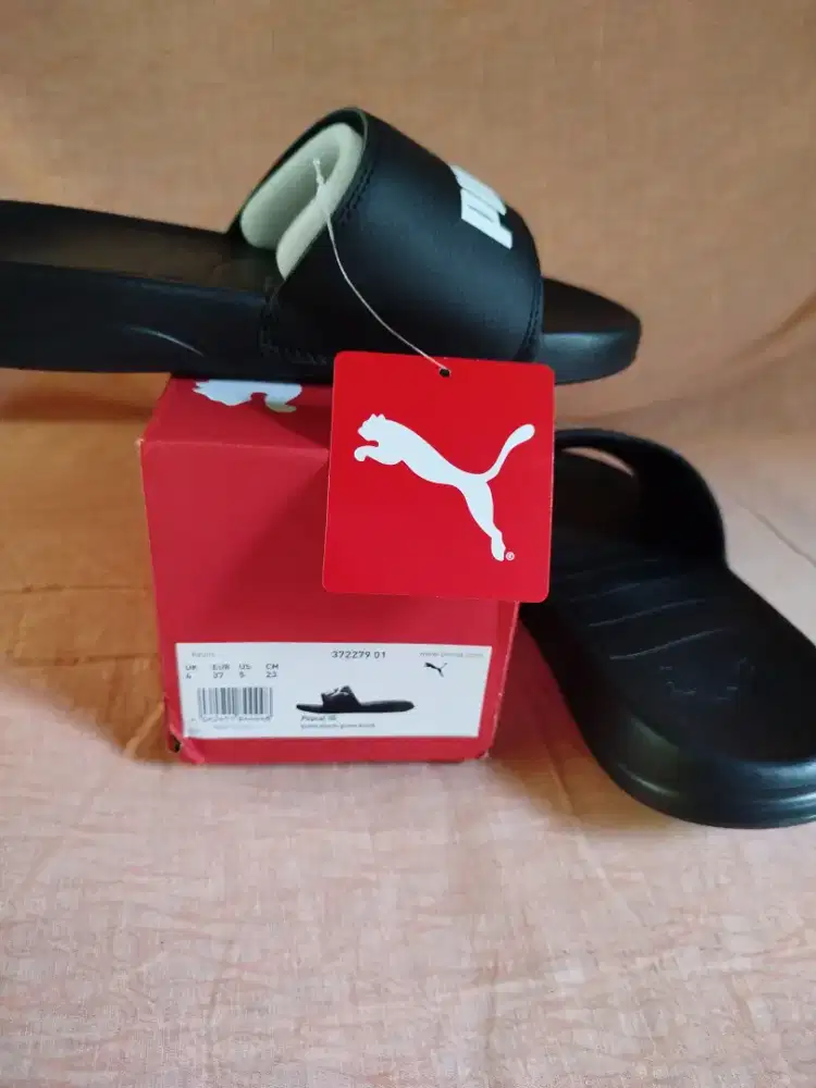 Jual sandal pria puma pop cat 20 nomer 37 BARU ORIGINAL MURAH