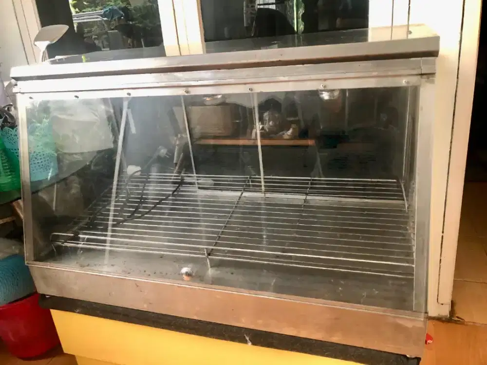 Dijual Stainless stell warmer ayam bekas cafe