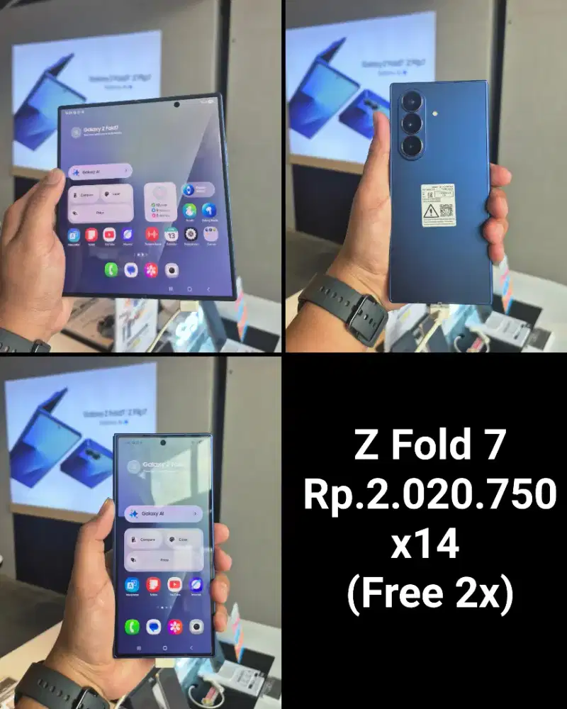 Samsung Z FOLD 7. NEW, SEGEL, RESMI SEIN