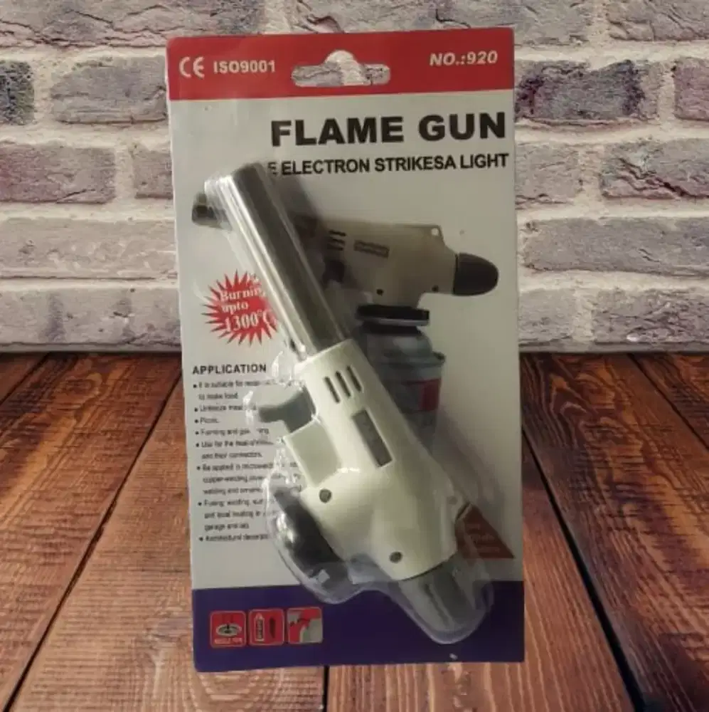 Alat Semprot Api Gas Kaleng Portable Masak Outdoor Pemantik Korek